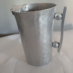 Vintage EVERLAST Aluminum Hand Wrought Pitcher: Mid Century Pircher